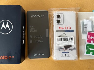 Motorola E13. Neww. 128/8. Cover y mica - Img 64769539