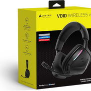 🎮 Auriculares Corsair VOID V2 Carbon 🎮 20Hz-20KHz🔹50mm🔹70H🔹Inalámbrico🔹Headset🔹Cascos🔹Audífonos 📦0km - Img 54169401