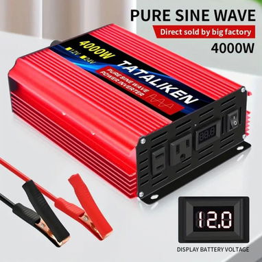 Convertidor Inversor de onda sinusoidal pura 12v - 110v / 4000w.   140 USD - 2/3