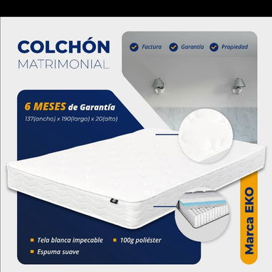 Colchones importados sellados al vacío de todas las medidas disponibles - Img 120468996