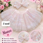 Tutú con lazo. Nuevo. Talla 0/6 meses - Img 57940706