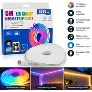Cintas de luces bluetooth con RGB (5m) - Img 58007048