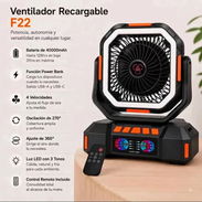 Ventilador recargable F22 de 40000 mah - Img 57419844