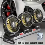 Ventilador para Auto de Tres Cabezas (12V) - Img 55656888