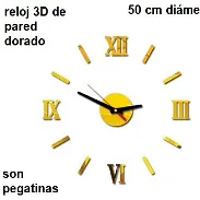 Relojes 3D Reloj 3D 50 x 50 cm de diametro o 25 cm de radio - Img 45449093