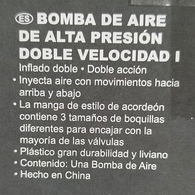 Bomba de aire manual - 2/2