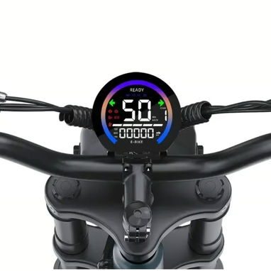 Bicicleta Eléctrica Deepower QS7 750W 1500W Peak 48V 20Ah 20x4 Fat Tire Negro 🔶 - 2/4