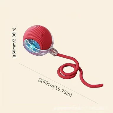 ☎️53544655 🛵 Entrega Disponible ⭐ Pelota Interactiva Eléctrica para Gatos⭐ - 2/5