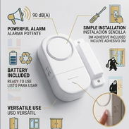 🛡️ Alarma de Seguridad para Puertas y Ventanas - Protección Instantánea 90dB 12 usd 💸 - Img 57900189