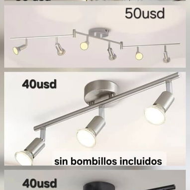 Lámparas decorativas  NO INCLUYE BOMBILLAS - 2/8