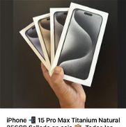 Iphone 15 Pro MAx Titanium Natural de 256gb Sellado en Caja - Img 44644860