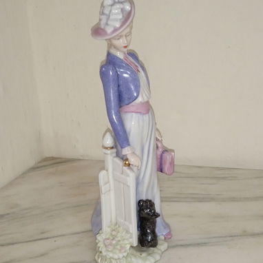 Muñeca de porcelana antigua, marca porcelana Galos - Img 121810719