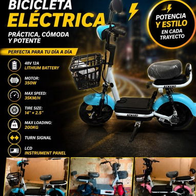 Bicicleta Eléctrica ✅️ - Img 123558115