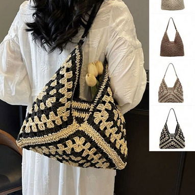 Cartera tejida en tendencia - Img 123274493