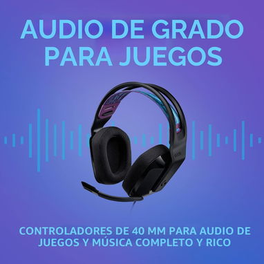 Audífonos Logitech G335 nuevo en caja - 3/7