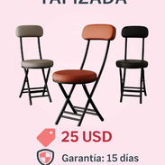 SILLA PLEGABLE TAPIZADA - Img 52415274