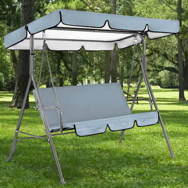 COLUMPIO DE TERRAZA / JARDIN / MATERIALES DE ACERO Y LONA / PARA HASTA 2 PERSONAS / NUEVOS / - Img 112521237