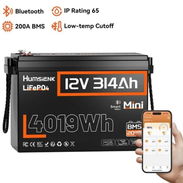 Baterías de 12V x 314Ah  🔋 4019 Wh Capacidad LiFePO4  ✅ IDEAL PARA INVERSORES ✅ Ciclos de carga profundo ✅ BMS Integrad - Img 57947453