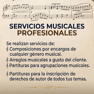 Servicios de producción,transcripción y composición musical - Img 57132395