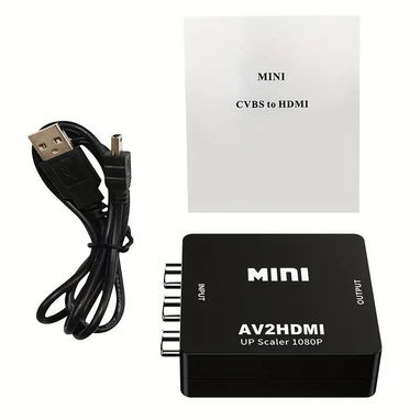 ☎️53544655 🛵 Entrega Disponible ⭐Adaptador convertidor de audio y video MINI ⭐ - 4/5