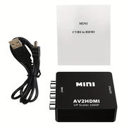 * Adaptador convertidor de audio y video MINI - Img 57828882