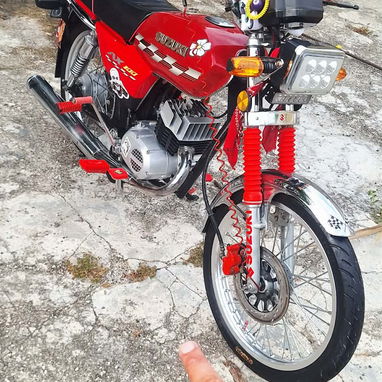 Ax 100 con chapa circulación y lista para pasear .estandar pero con magia .. - 3/6
