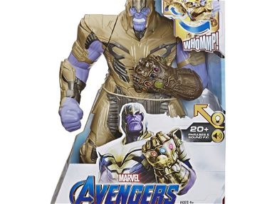 SI Avengers - Muñeco Marvel Avengers Endgame: Thanos Puño Poderoso +20 Frases y Sonidos con Luces, Nuevo en Caja - Img 32787647
