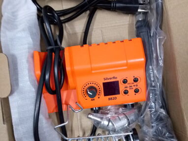 Multimetro autorrango estación de soldadura de calor cautín digital 80 watt Flux estaño en pasta insumos electronicos - Img 66500295