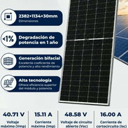 Panel solar bifacial De 615w - Img 57148800