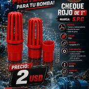 💧 CHEQUE 💧 ROJO DE 1'' MARCA SPC. MENSAJERIA CON FACTURA Y GARANTIA. 📲 54833699 - Img 56697096