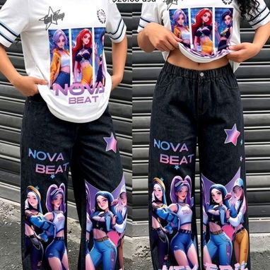 Ropa de niña de las guerreras K-pop - 3/10