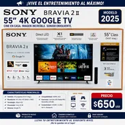 Sony BRAVIA 2 II 55” (Modelo 2025) Smart TV Google TV - Img 55596993