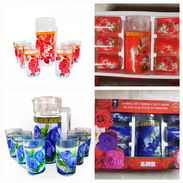 Juego de jarra cristal con 6 vasos - Img 55621202