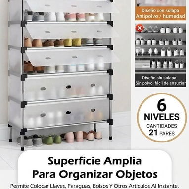 Zapatera y perchero de metal - 3/3