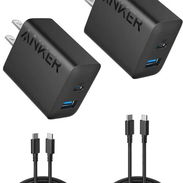 Cargador Anker 20W USB-C Doble con Cables para iPhone - Img 55777285