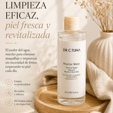 AGUA MICELAR (Desmaquillante) 225ml 💦Limpia, hidrata y cuida tu piel - 2/3