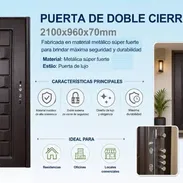 Puertas importadas de acero con aspecto de madera( doble cierre de alta seguridad)Litico - Img 58162556