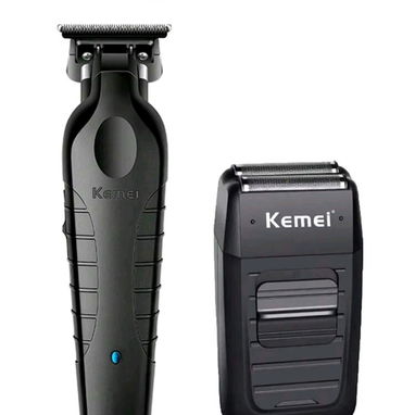 ✨ Kit Profesional Kemei 3 en 1 – Corte, Detallado y Afeitado ✂️🪒 - 4/5
