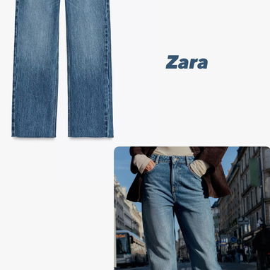 Jeans/Pantalones de Mezclilla de mujer Zara,Stradivarius y más - Img 115669105