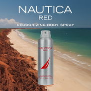 Nautica Spray corporal desodorante color rojo para hombres - Img 55776608