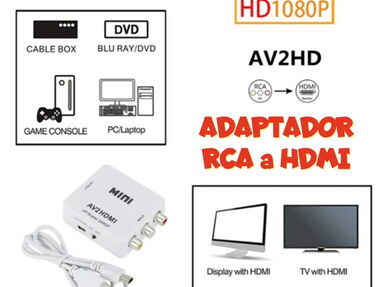 Adaptador o Convertidor RCA a HDMI - Img main-image