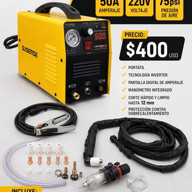 Plantas de soldar inverter portátiles, plasma, consumibles, antorchas - Img 121315168