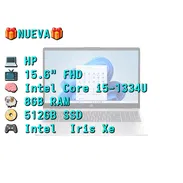 LAPTOP 🎁NUEVA🎁📦CAJA, HP (15-fd0250wm), 15.6" FHD IPS, Intel Core i5-1334U, 8GB RAM, Iris Xe, 512GB SSD - Img 55960699