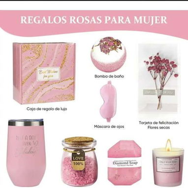 Regalo especial para mujer o niña. Set de baño. Diferentes colores y olores - 7/8