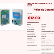 Protector de Voltaje V010-220V: El Seguro de Vida para tu Aire de 2 HP VPT#-0257 - Img 55254442