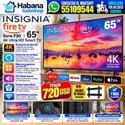 Fire Tv INSIGNIA 65″ 4k serie F30, con soporte de regalo nuevos en caja!!! - Img 52371527