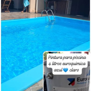 Pintura para piscina 4 litros euroquimica linea industrial importada de España en nuestro almacén en playa - Img 123088577