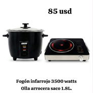 fogon inflarojo 3500w y olla arrocera saco 1.8L . la isla - Img 56712737