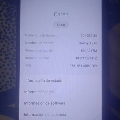 Samsung Galaxy A21 sin detalle int al pv - 3/3