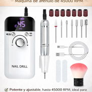Máquina de Arenulo de Uñas Recargable de 45000 RPM - Img 57332734